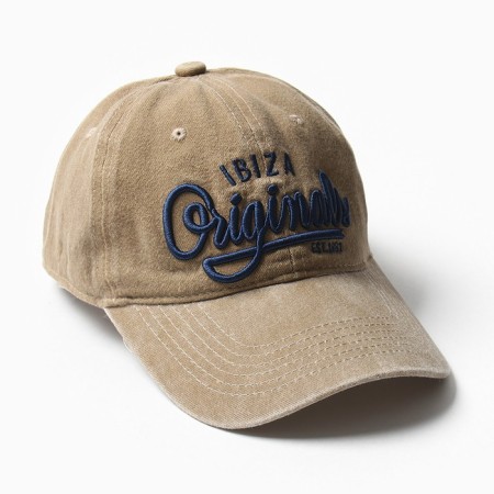 Men's cap "Ibiza", the color is light brown, rr 56-58-3