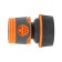 Connector with Aquastop, 3/4 "(19 mm), fast-fast connection, ABS plastic, Greengo