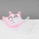 Organizer for jewelry "Correx Crown" 6 seats, plastic, 9.5 × 9 × 3 cm, pink color
