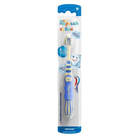 Toothbrush "My first teeth", age up to 2 years, soft, mix-2