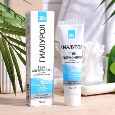 Gel - Face Ultrafiller ZD Hyalurol for all skin types, 50 ml