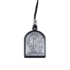 Icon suspended Kazan Mother of God, melchior in silver