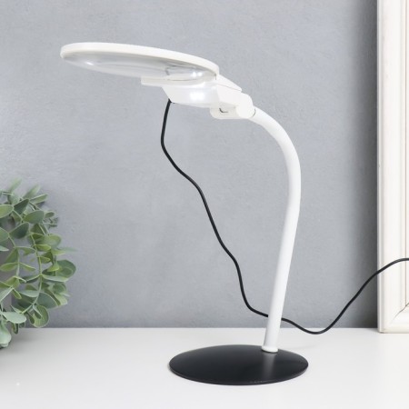 Lamp-lupa x3 x4.5 for LED creativity from 3 lr1130 lenses d = 2.1 and 11 cm white-1