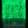 Garland "Curtain" 2 × 1.5 m, IP20, transparent thread, 360 LED, Green glow, 8 modes, 220 V