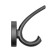 Furniture hook Cappio Usual, two -rod, black