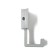 Furniture hook CAPPIO BASKET, one -rod, color graphite