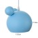 Bayerlux lamp "Barney" E27 40W Blue 20x20x20-120cm