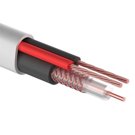 Bay Cable KVK-V-2+2x0.50 mm² (CU/CU) White, 200 m, Proconnect
