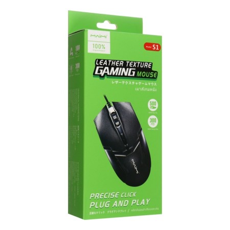 MAIMI S1 mouse, game, wired, optical, 1600 dpi, black-7