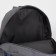 Baby backpack with zipper, external pocket, reflective strip, gray color