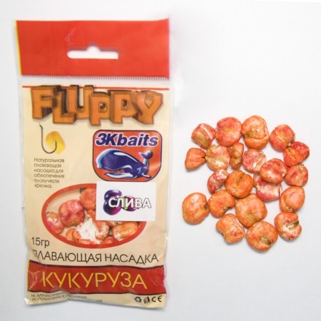 Air corn Fluppy "Plum", 15 g