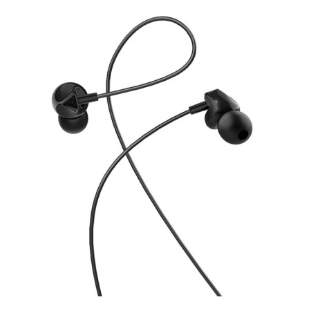 Hoco M60 headphones, wired, vacuum, microphone, jack 3.5 mm, 1.2 m, black-2