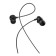Hoco M60 headphones, wired, vacuum, microphone, jack 3.5 mm, 1.2 m, black