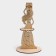 Wooden napkin "Indian beauty", with a stand under toothpicks, 25 × 13 × 13 cm