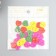 Buttons wood for creativity 2 punctures "heart" set 30 pcs mix 1.5x1.5 cm
