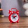 An alarm clock "I love you", d-4 cm, red