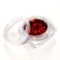 Sequins for "Heart" decor, red color