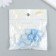 Plastic beads "from white to blue" glossy set 25 grams mix d = 1.6 cm