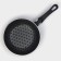 Pan "hostess", d = 16 cm, plastic handle, anti -stick coating, burgundy color