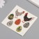 Tattoo on the body Color "chickens and eggs. Stylization" 10x10 cm