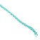 Knitting cord "Classic" without a core 100% polyester width 4mm 100m (turquoise)