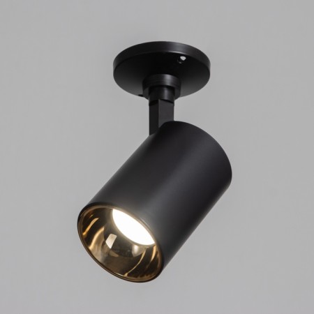 Rum Lamp GU10 10W black and gold 8x18x14 cm-1