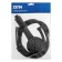 Shower Set Zein Z2707, hose 150 cm, metal nuts, braid sleeve, watering can 1 mode, black 941765