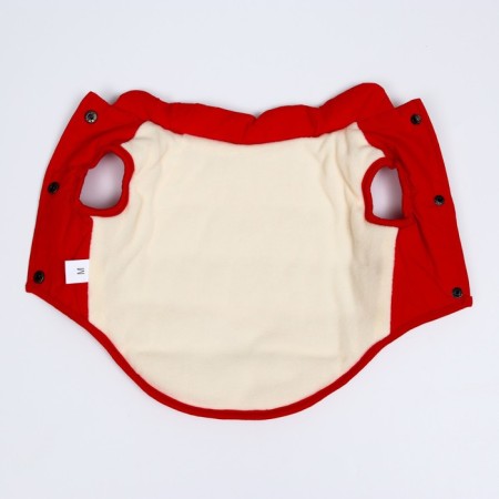 Jacket for dogs, s (DS 20 cm, Osh 23 cm, OG 32 cm), red-5