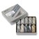 A set of household threads IDEAL 40/2, length 366 m, assorted color (gray shades), 10 pcs to the unit