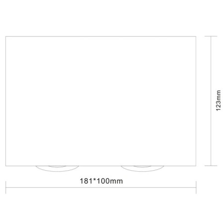 Ceiling lamp ST LUCE. ST109.407.02. 2x50 W, GU10, 18,1x10x12.3 cm, black color-6