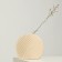 Vase for flowers decorative "leaf", beige, 15 x 14 x 2 cm.