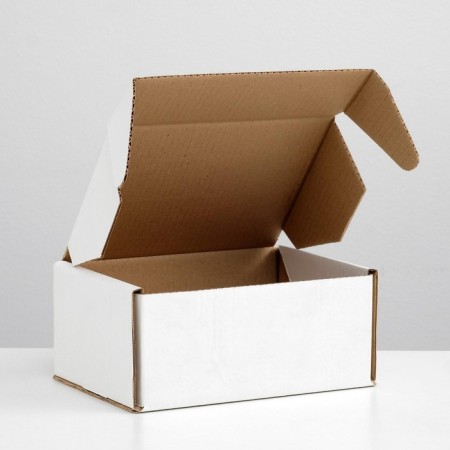 The box is self -assembly, white, 22 x 16.5 x 10 cm, set 5 pcs.-1