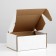 The box is self -assembly, white, 22 x 16.5 x 10 cm, set 5 pcs.