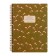 Notebook B5, 60 sheets in a cage on the crest "poppy on green", on a solid substrate, cover cardboard, lamination Soft Touch, foil embossing, block 70 g/m2