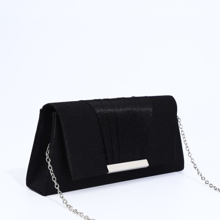 Clutch on magnet, long chain, black color-1