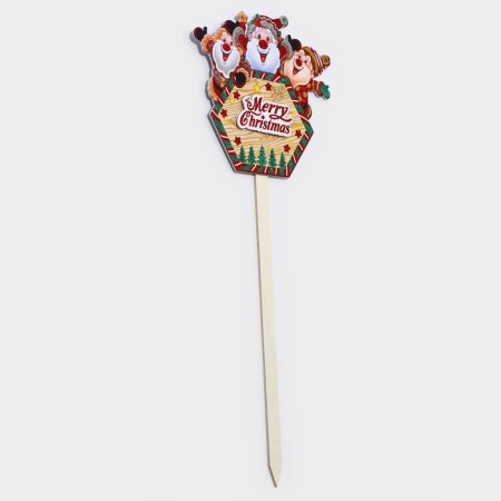Topper decorative "Merry Christmas" 28.5x74 cm-3