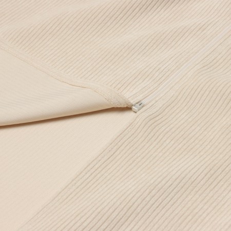 Women's skirt Minaku: Velvet Collection Milk color, river 44-10