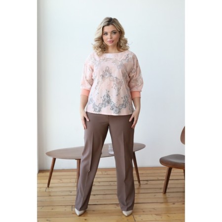 Female jumper, size 56, peach color-7