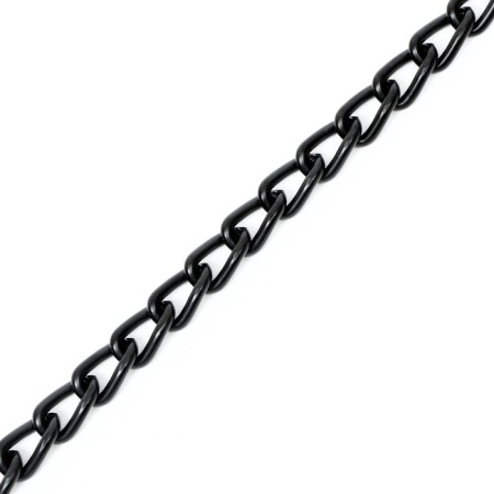 Metal leash, 120 cm x 3 mm, black-4