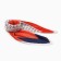 Platen women's scarf Minaku, 70*70, central red