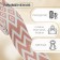 Burnal sling 38mm*3 ± 0.1 m Rombs and zigzag pink/white au