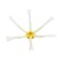 Ozone side brush for IROBOT robot, six-shredded