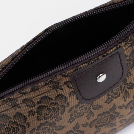 Lightning cosmetic bag, brown color-2