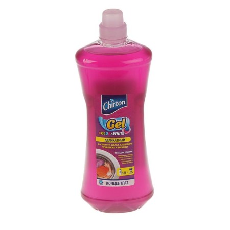 CHIRTON washing liquid, gel, for delicate fabrics, 1.5 liters
