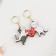 Key keychain, pair on the magnet, 2 pcs "MUR", 9 x 15 cm