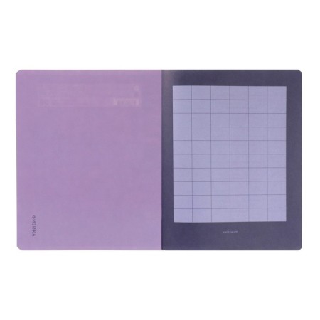 Subject notebook monocolor.element, 48 sheets in the “Physics” cage, covered cardboard, lamination of software touch, selective varnish, offset block 70 g/m2-5