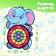Darts "Elephant", 6 Velcro balls, onions for launch
