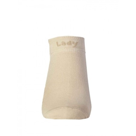 Set of female socks, size 23-25, 6 pairs, beige color, light gray, black, assorted-4