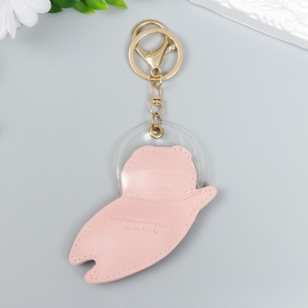 Kozhzam keychain with carabiner "Pig-cosmonaut" 9.3x7.3 cm-3