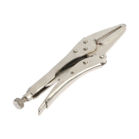 Hand tundra clamp, an elongated flat capture, with a latch, 115 mm-2